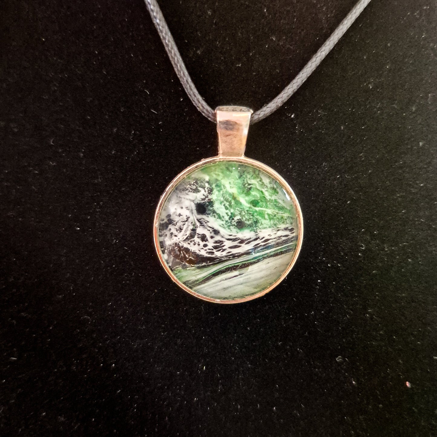 Acrylic pour necklaces