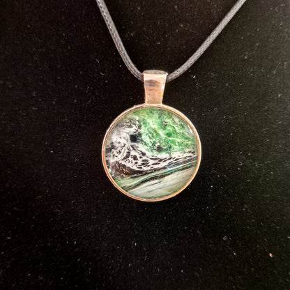 Acrylic pour necklaces
