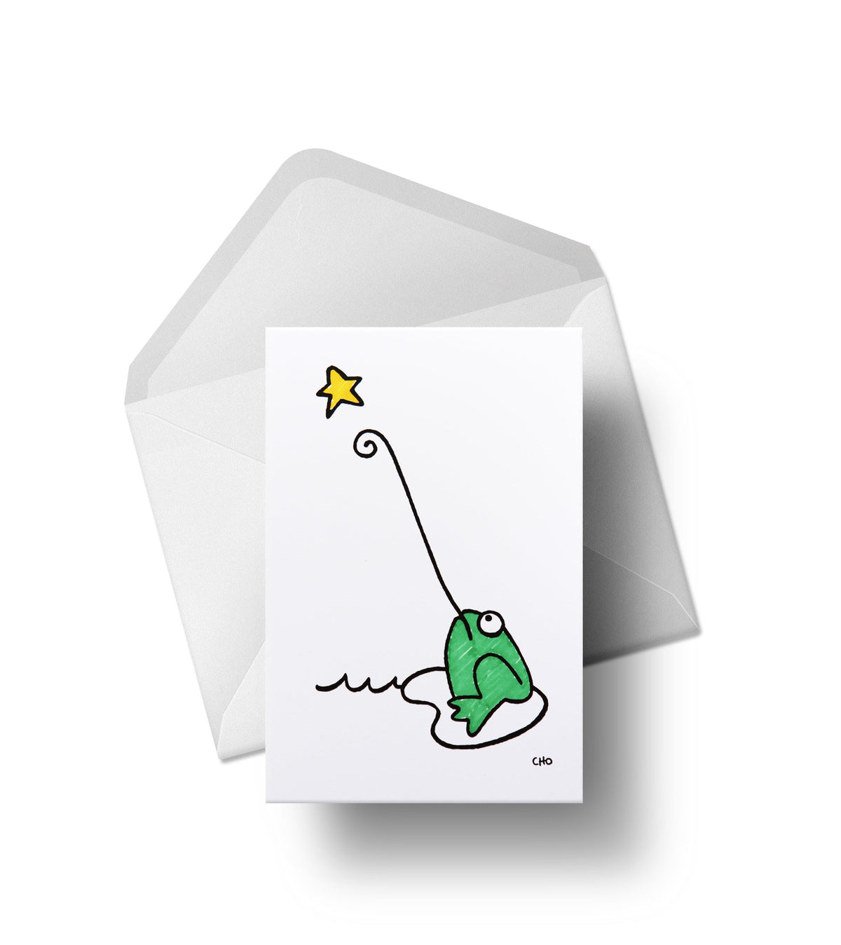 wishing on a star | Greeting Card