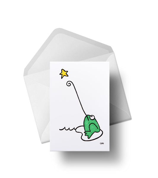 wishing on a star card